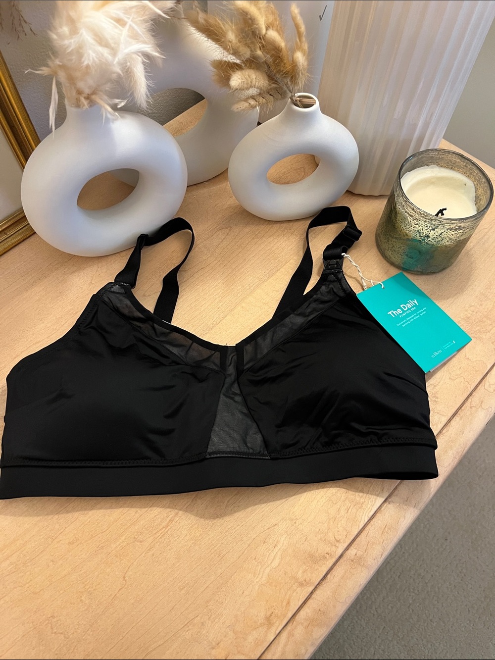 WILLOW The Dairy Fairy The Daily Pumping Bra Nursing Womens XL XLarge Black New